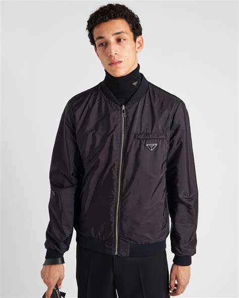 men's prada jacket sale|Prada bomber jacket for men.